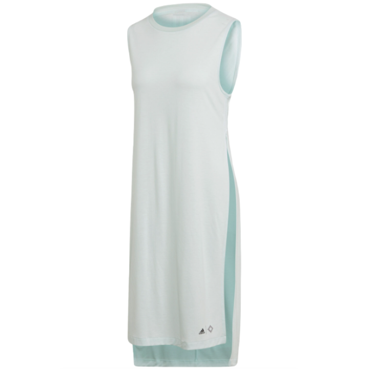Adidas Adidas Sleeveless Dresses Women's Light Blue Crew Neck Moderate Mid Length