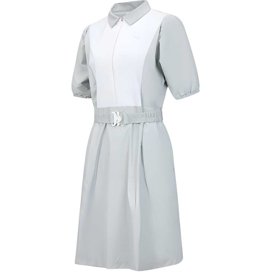 RAPIDO Golf Short Sleeved Dress Women's Light Gray