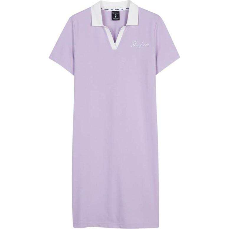 Skechers Short Sleeved Dress Women's Orchid Purple