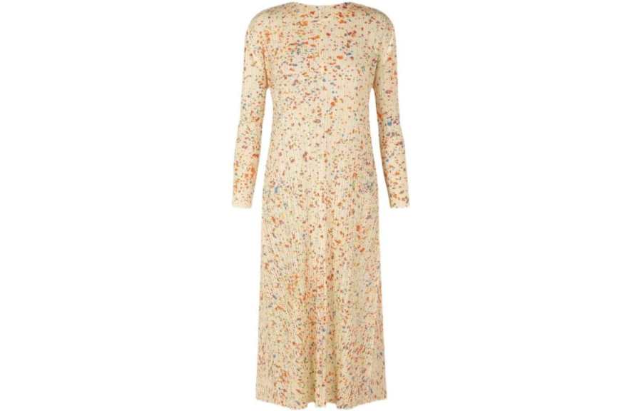 ISSEY MIYAKE FW22 Long Sleeved Dress Women's Yellow