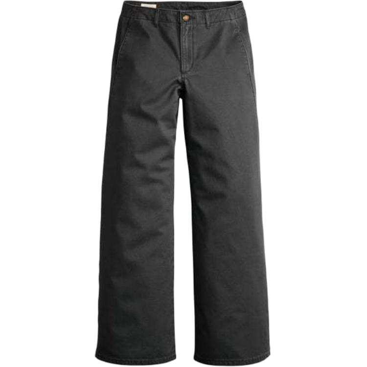 Levis Jeans Women's Gray Moderate Straight Fit Pants