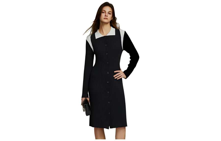 ELLE Long Sleeved Skirt Winter Women's