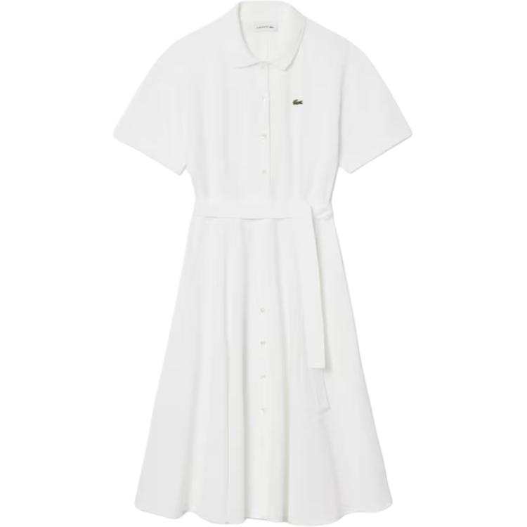 Lacoste piqué flared polo dress