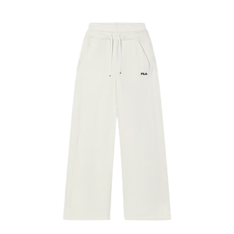 FILA ORIGINALE Knitted Sweatpants Women's Steam White