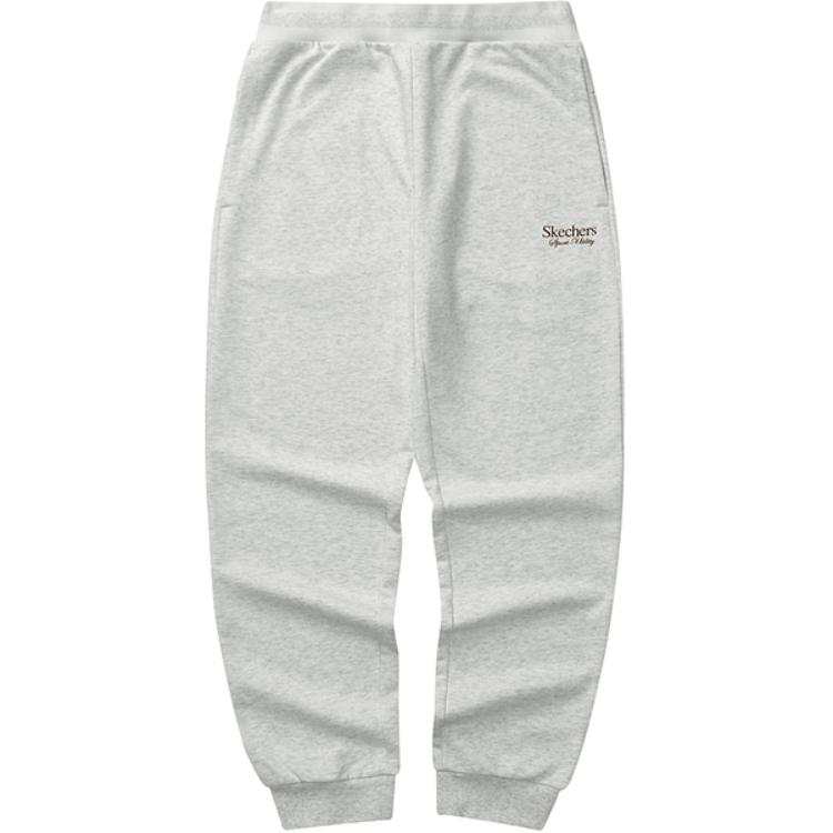 Skechers SS24 Knitted Sweatpants Women's Light Heather Gray