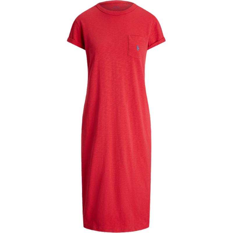 Polo Ralph Lauren SS24 Short Sleeved Dress Women's Red