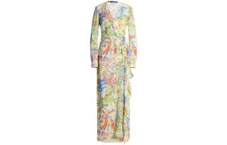 Ralph Lauren Collection SS23 Long Sleeved Dress Women's Multicolor