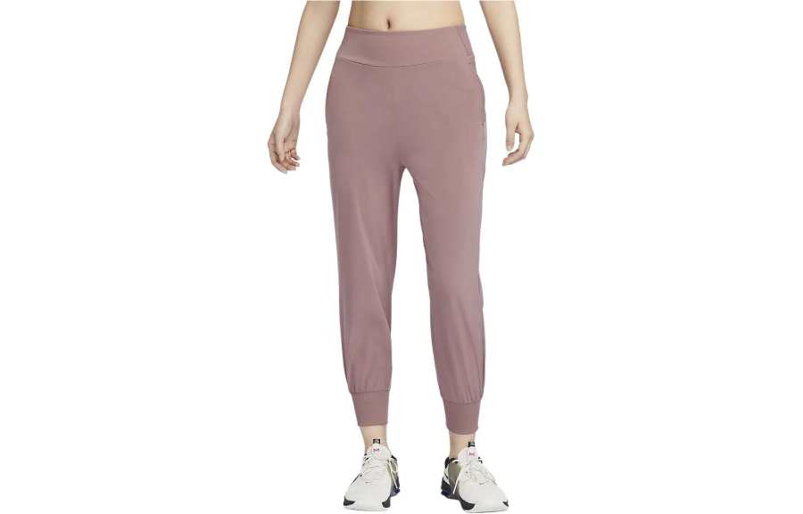Nike Nike Dri FIT Bliss Knitted Sweatpants Women's Smoky Purple Red