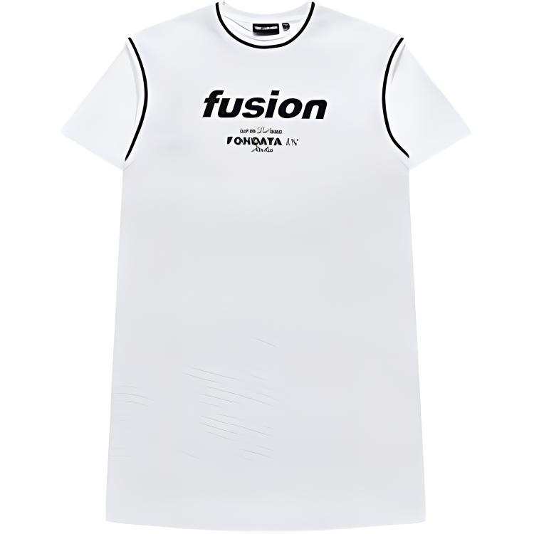 FILA FUSION SS24 Short Sleeved Dress Women's Standard White