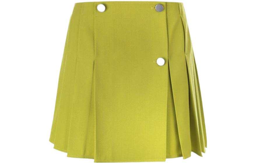 Bottega Veneta High Waist Pleated Mini Skirt