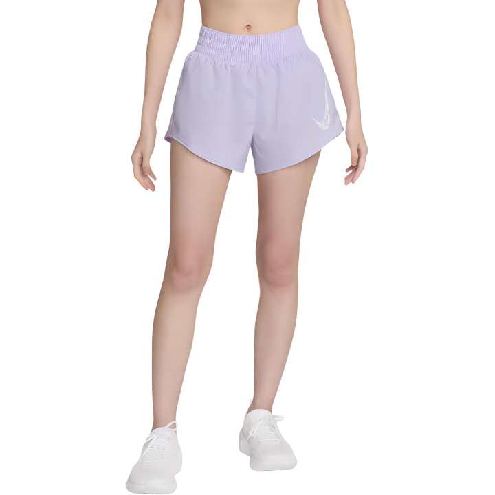Nike Nike Dri FIT Mid Rise 3' Brief Lined Shorts Casual Shorts Women's Lilac