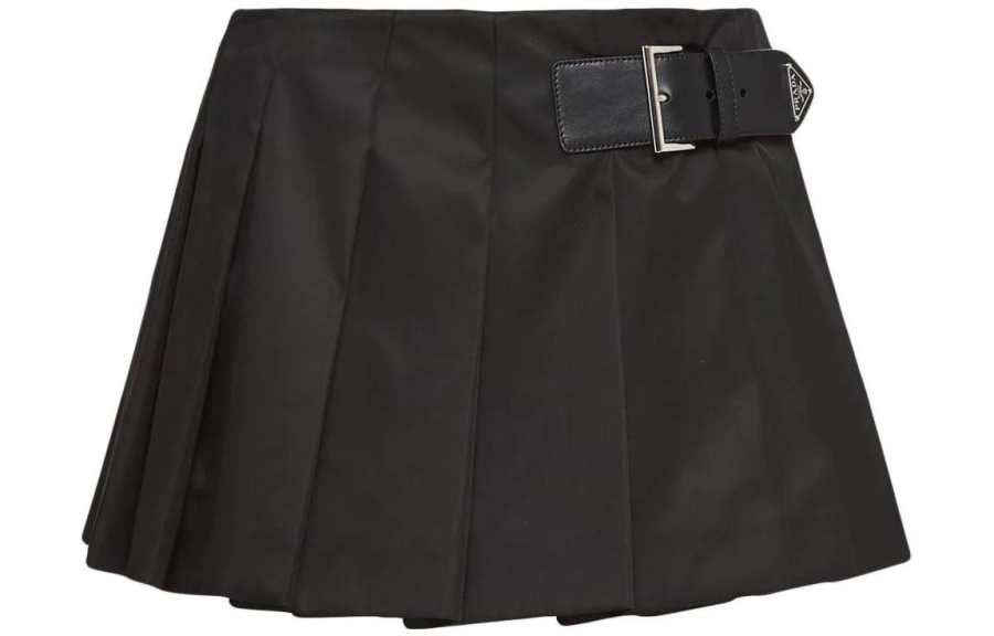 PRADA Re Nylon SS22 Casual Short Skirts Women's Black