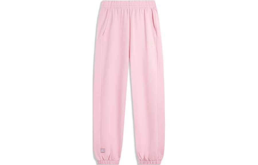 Li-Ning Li Ning Sports Life Collection Knitted Sweatpants Women's Sheer Pink B Regular