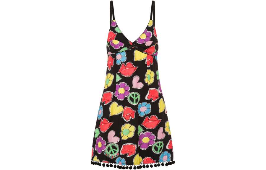 MOSCHINO Slip Dress Women's Multicolor