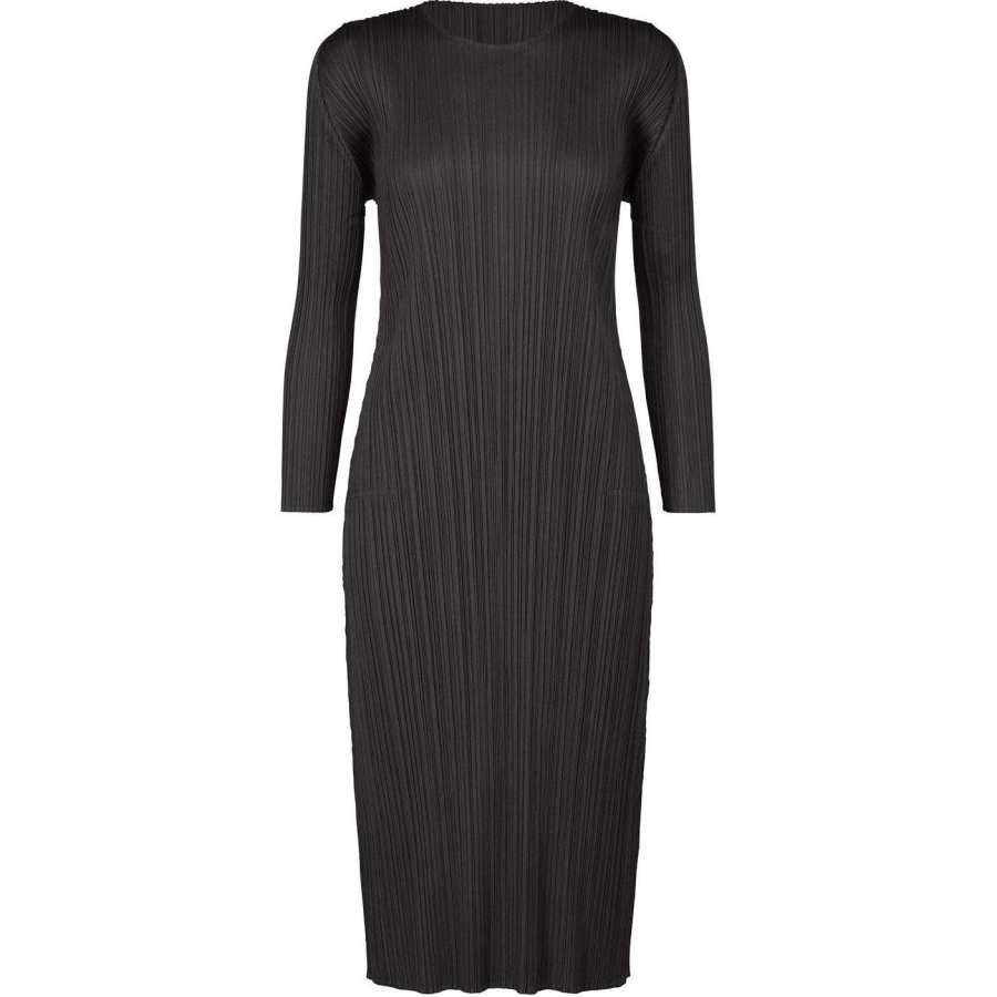 ISSEY MIYAKE FW24 Long Sleeved Dress Women's Black