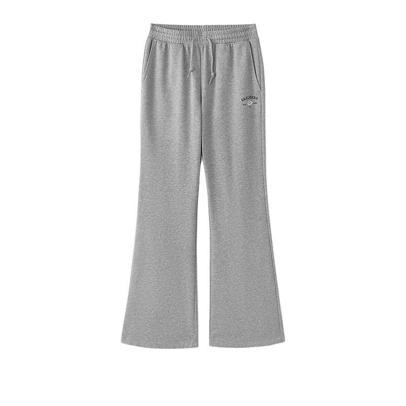 Skechers Knitted Sweatpants Women's Medium Heather Gray