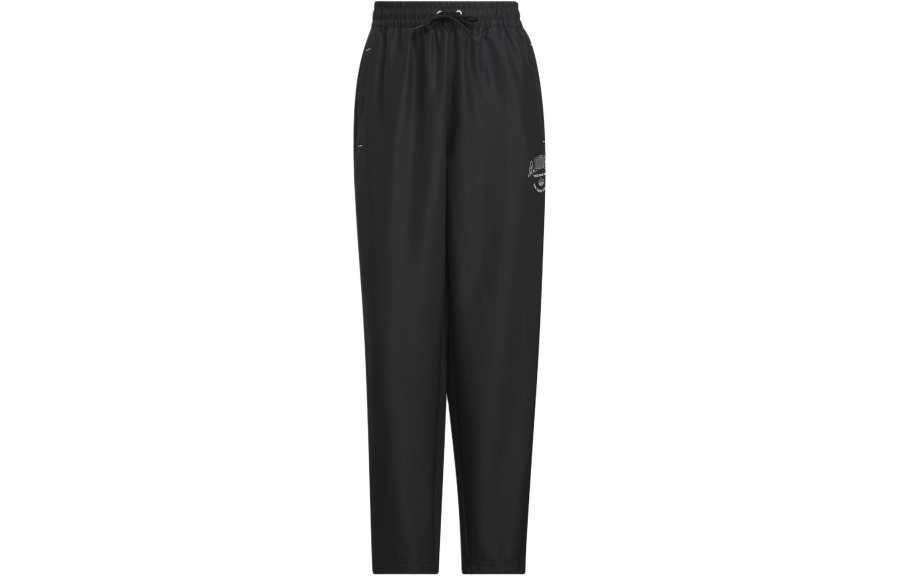 Adidas Originals Logo Twist Track Tracksuit Bottoms Knitted Sweatpants Women's Black