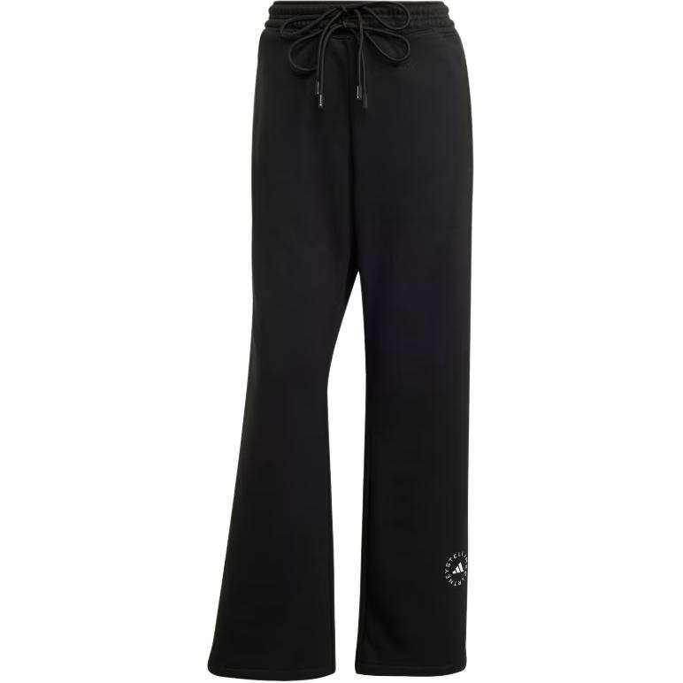 Adidas Adidas By Stella Mccartney Straight Leg Pants Knitted Sweatpants Women's Black