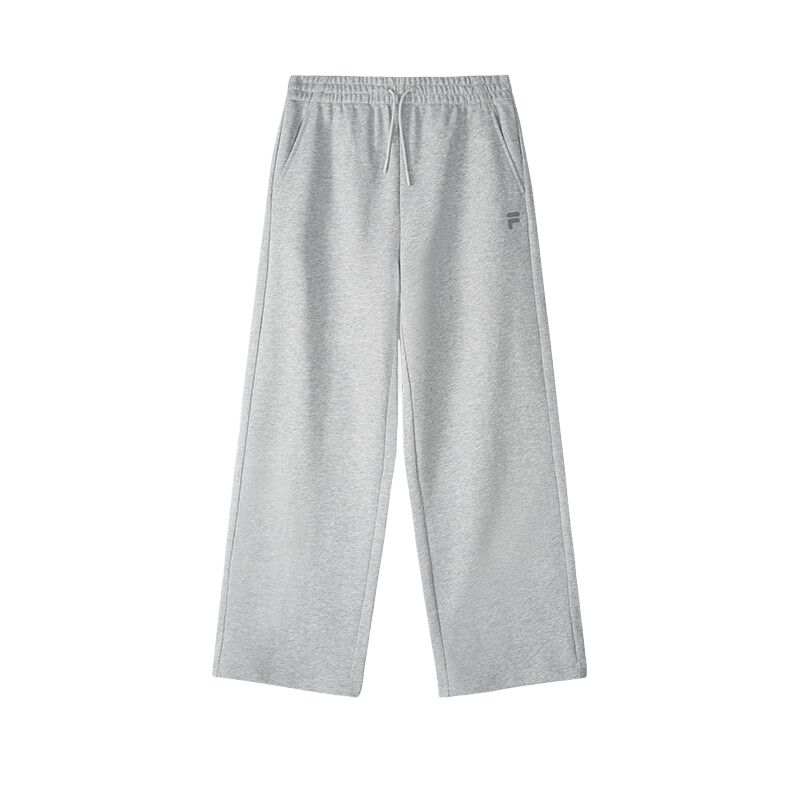 FILA FUSION FOB FUSION LIFE Fleece Lined Fashion Casual Loose Fit Lace Up Straight Fit Knitted Sweatpants Women's