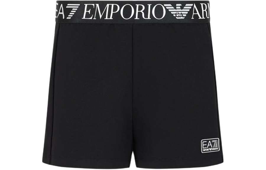 EMPORIO ARMANI EA7 SS24 Casual Shorts Women's Black