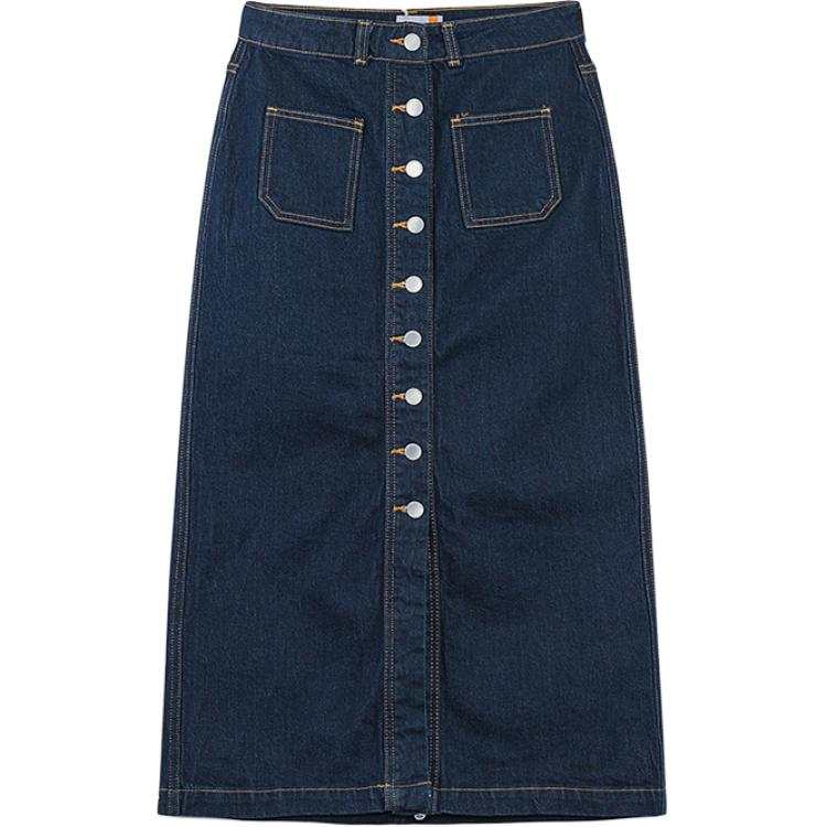 Timberland Denim Long Skirt Women's Pure Indigo