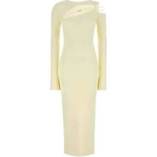 MACH & MACH Cut out Rib knit Dress