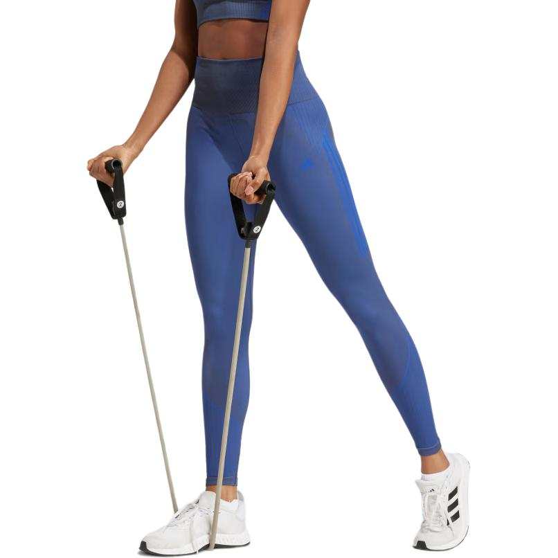 Adidas Adidas SEAMLESS BRANDED 7/8 LEGGINGS Women's Dark Shadow Marine Blue