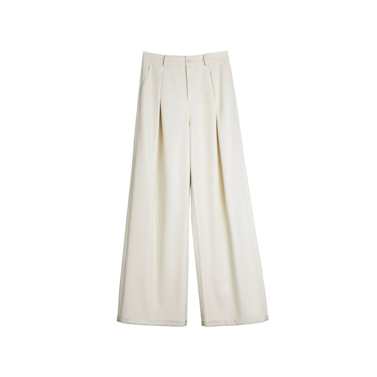 ELLE Leather Pants Women's Thin Wide Leg Pants