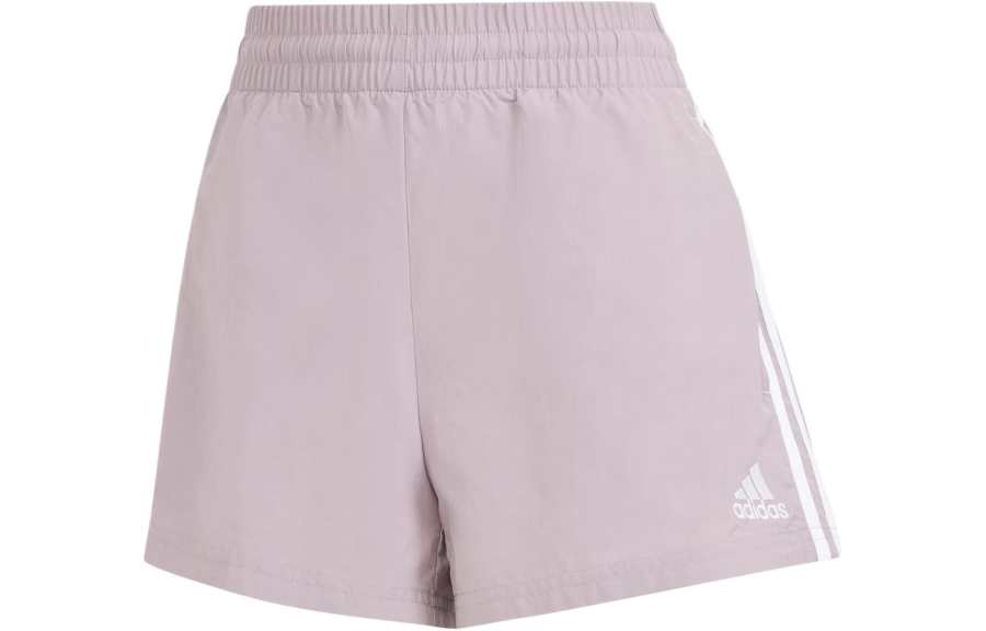 Adidas Adidas Women's Essentials 3 Stripes Woven Shorts Preloved Fig