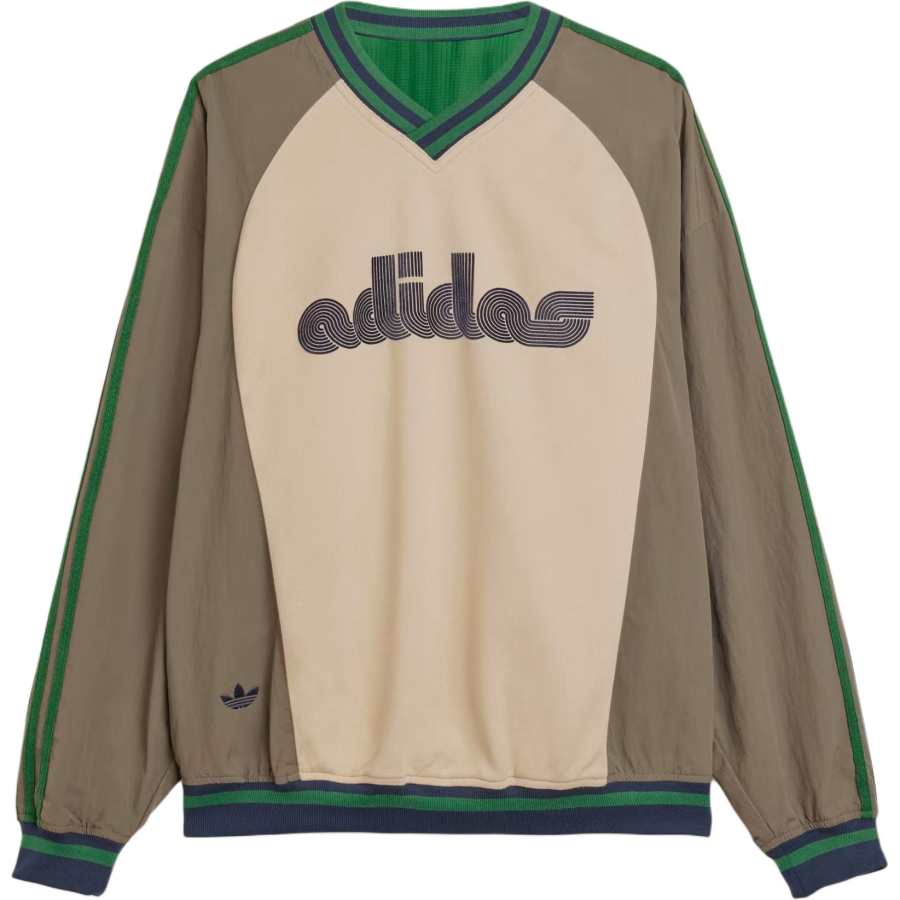 Adidas Originals x Brain Dead Originals colour-block logo sweatshirt