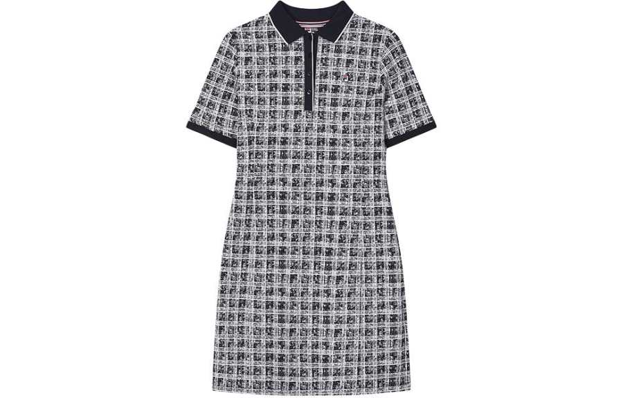 FILA SS24 Short Sleeved Dress Women's Legend Blue