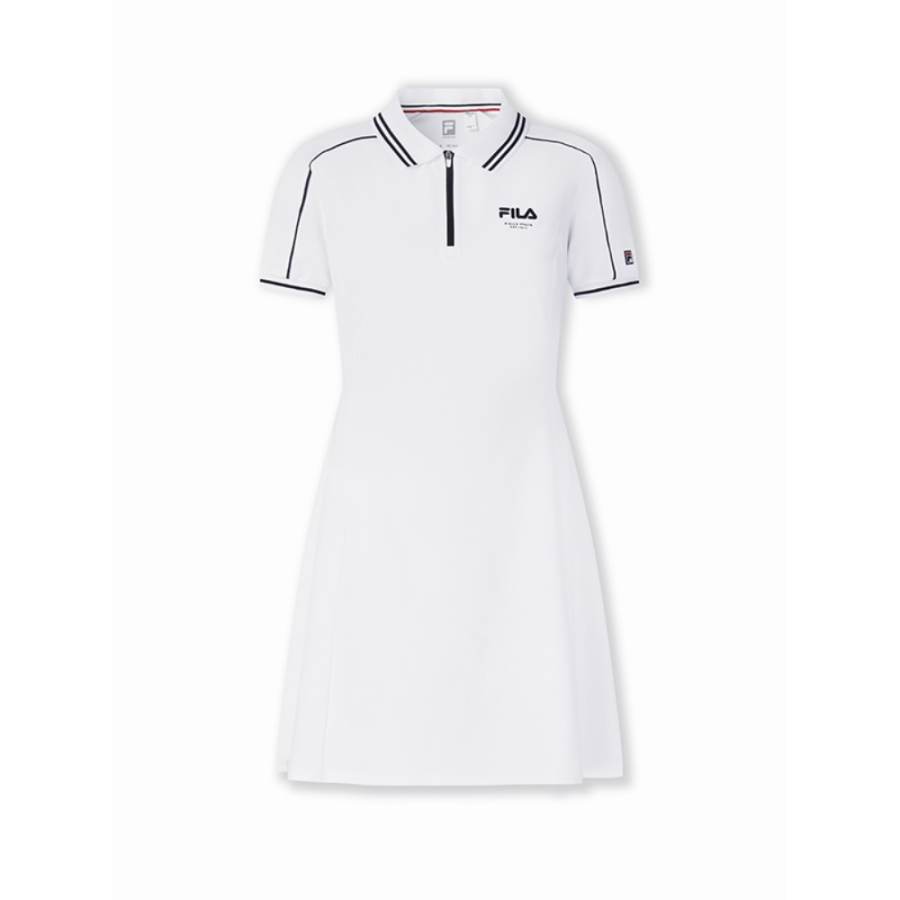 FILA Short Sleeved Dress Women's Jade White