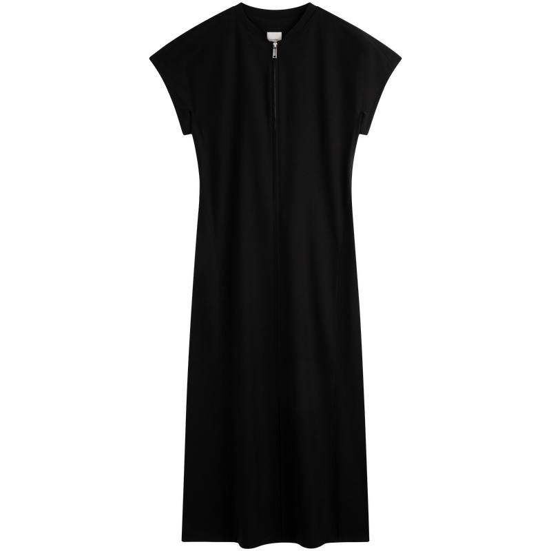 CALVIN KLEIN SS25 Short Sleeved Dress Women's Space Black