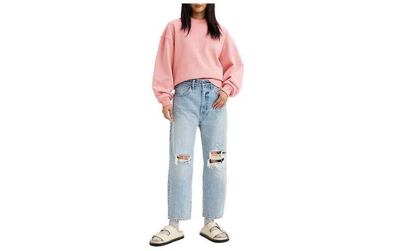 Levis Jeans Women's Blue Moderate Straight Fit Pants