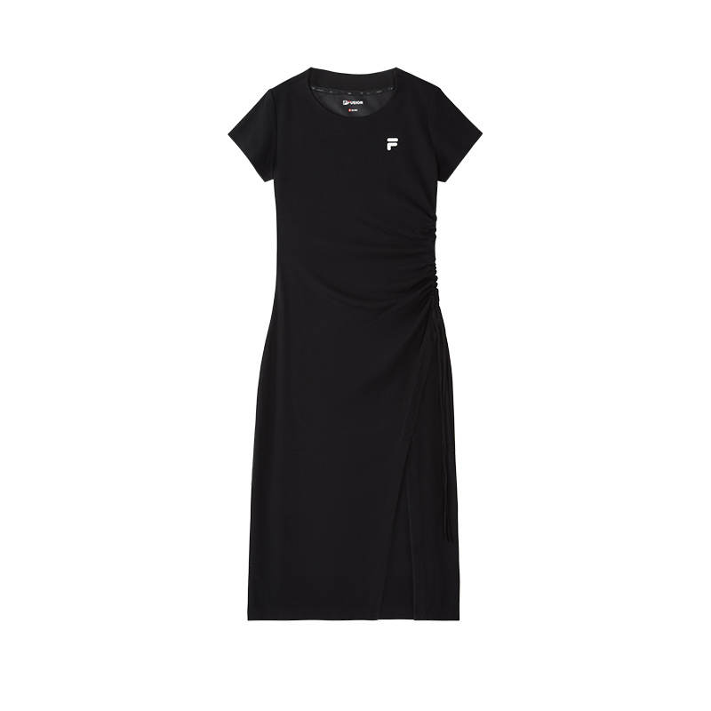 FILA FUSION Short Sleeved Dress Women's Jet Black