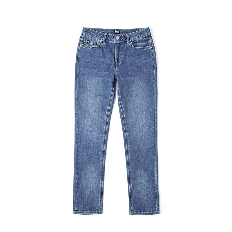 Lee Jeans Women's Medium Dark Blue Moderate Slim Fit Pants
