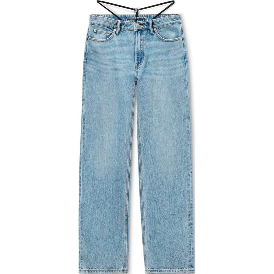 Alexander Wang Alexander Wang layered straight-leg jeans