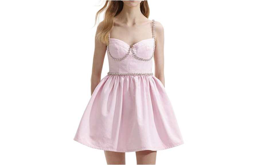 Self-portrait Self portrait Slip Dress Women's Pink