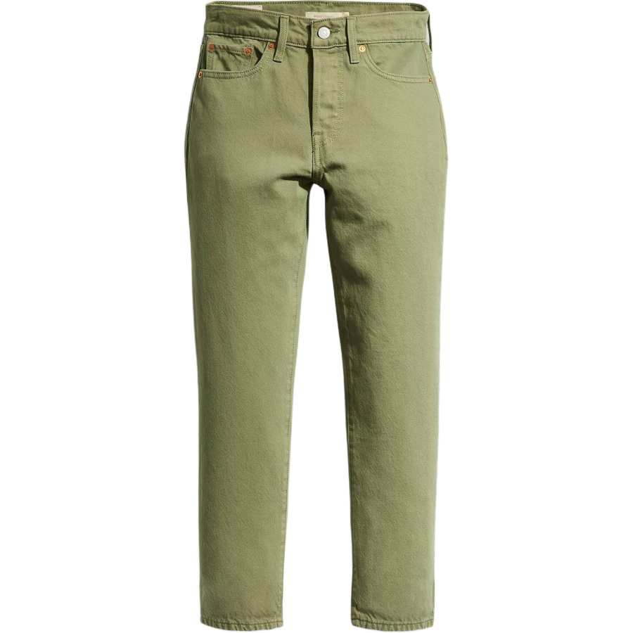 Levis Jeans Women's Green Moderate Straight Fit Pants