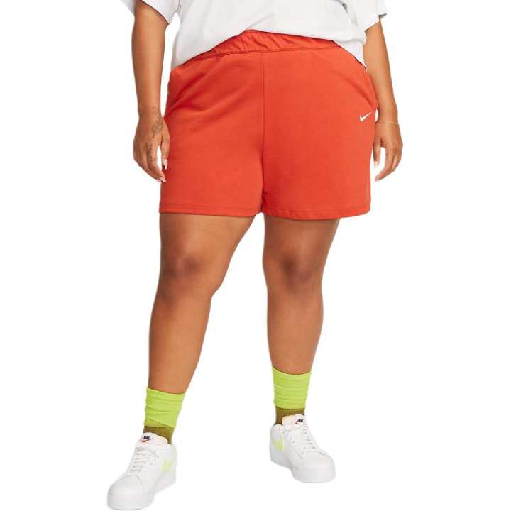 Nike Nike Swoosh Casual Shorts Women's Orange/White