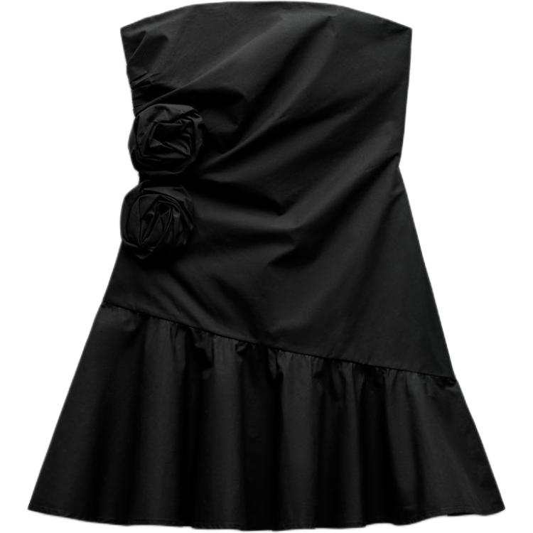 ZARA Sleeveless Dress Women's Black