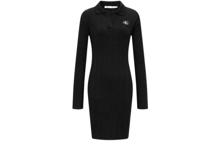 Calvin Klein CALVIN KLEIN Long Sleeved Dress Women's Black