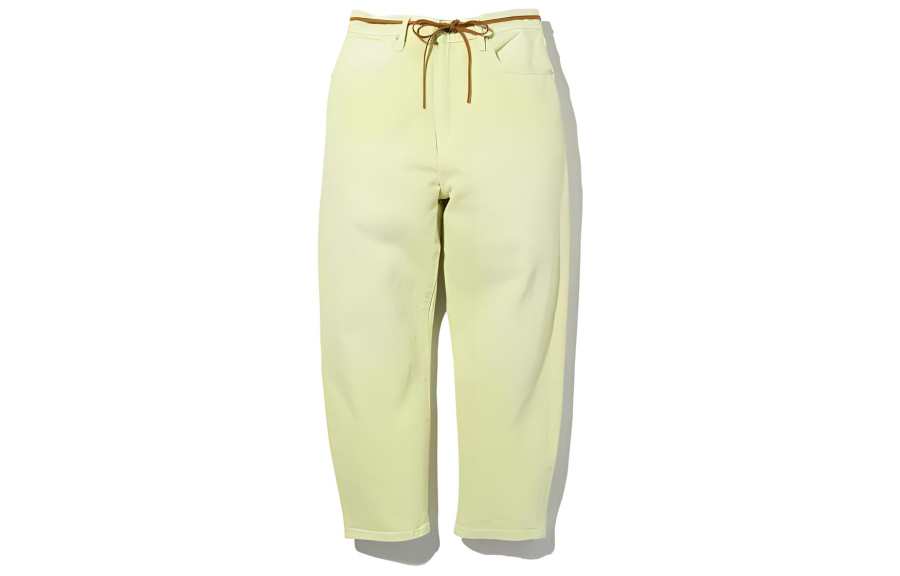Levis Jeans Women's Light Yellow Moderate Straight Fit Pants