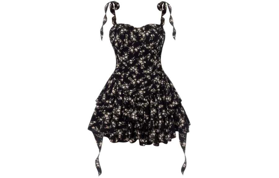 Cosyism Slip Dress Women's Black