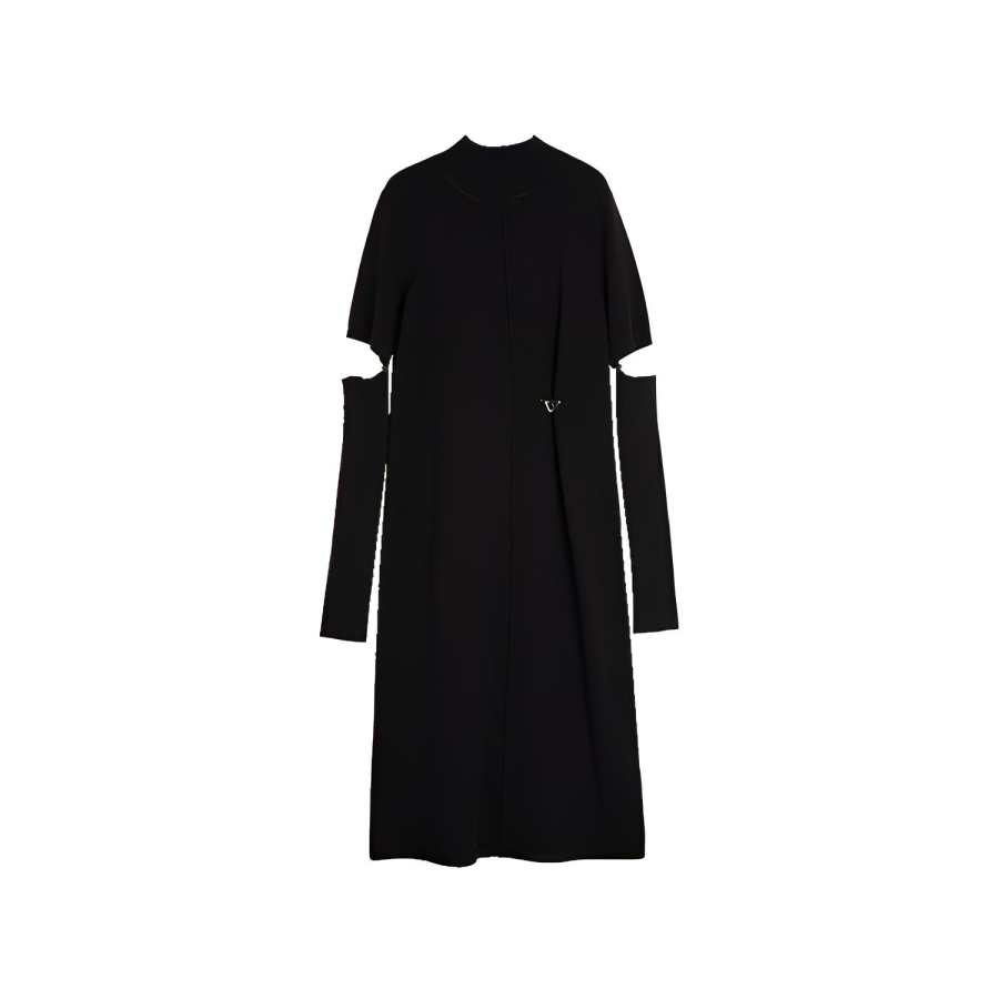 ELLE Long Sleeved Dress Women's Black