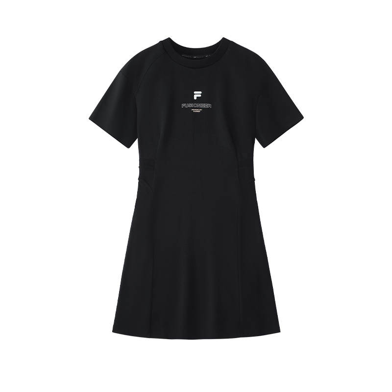 FILA FUSION Short Sleeved Dress Women's Jet Black