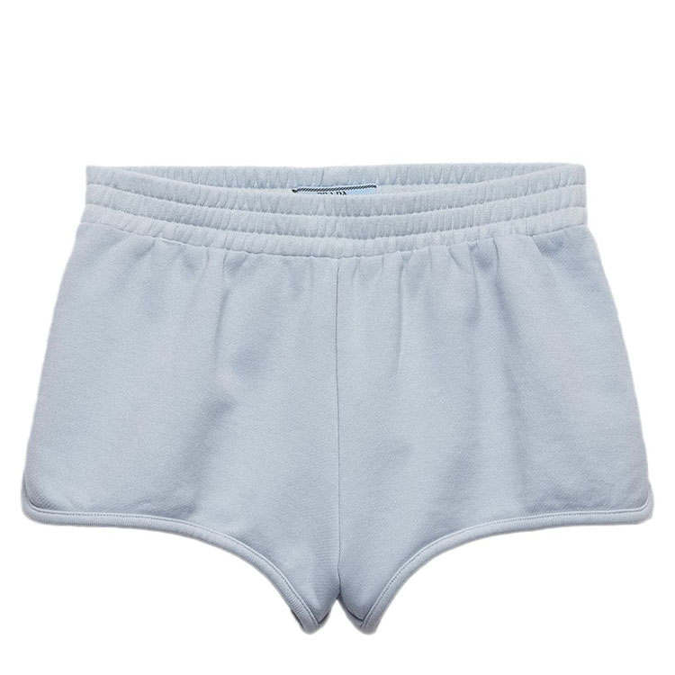 PRADA Prada logo-patch fleece shorts