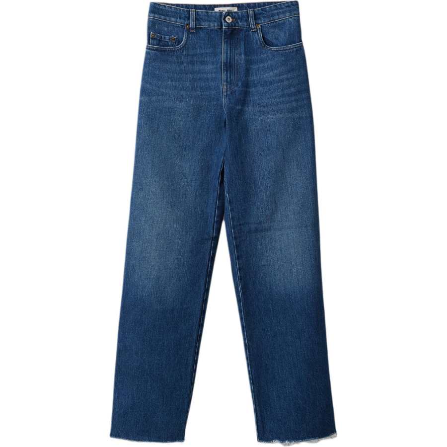 MIU MIU Jeans Regular Women's Marine Blue