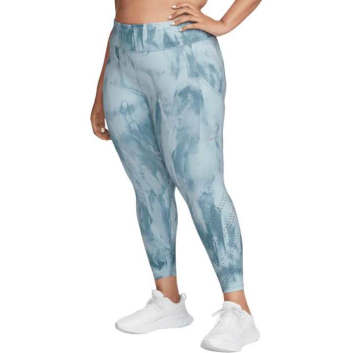 Nike Nike Leggings Women's Hem Blue Moderate