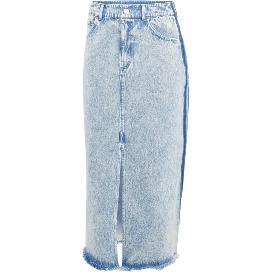 Adidas Adidas x KSENIA SCHNIDER Denim Long Skirt Women's Light Blue